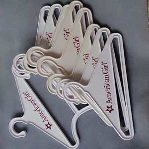 9 American Girl 18 Inch Plastic Hangers